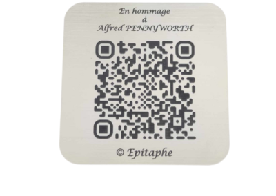 QR Code funéraire hommage by epitaphe Nouméa